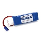 1500mAh 3S 11.1V 20C LiPo, 13AWG EC3