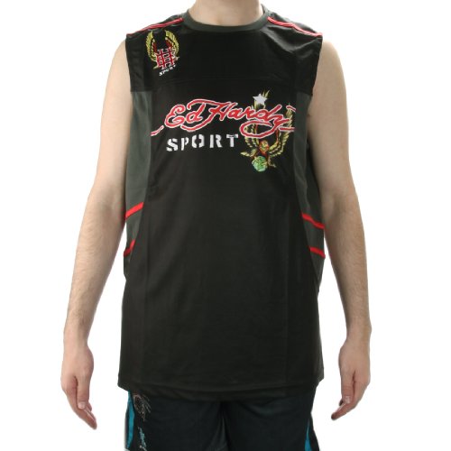 Ed Hardy Mens Eagle Sport Tank Top - Black