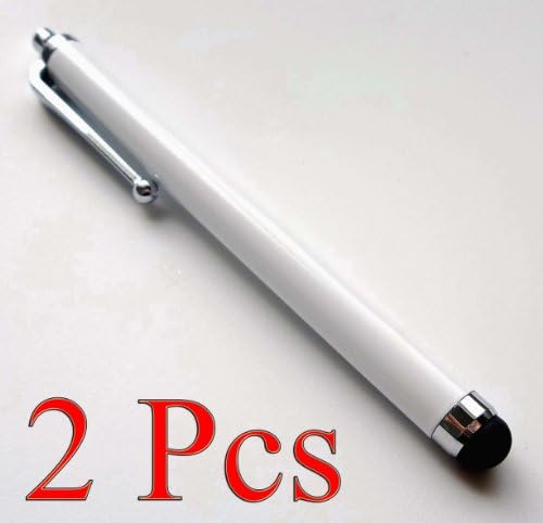 Bargains Depot® (White) 2 pcs (2 in 1 Bundle Combo Pack) Capacitive Stylus/styli Universal Touch Screen Pen for Tablet PC Computer // Cell Phone : Sony SGPT111US/S 16GB WiFi Tablet, Sony SGPT112US/S 32GB WiFi Tablet, Sony Xperia active, Sony Xperia Arc, Sony Xperia Arc S, Sony Xperia mini, Sony Xperia mini pro, Sony Xperia Neo, Sony Xperia neo V, Sony Xperia PLAY, Sony Xperia pro, Sony Xperia ray, Sony Xperia X10 mini, Sony Xperia X10 mini pro, Sony Xperia X8, Sony Xperia neo L, Sony Xperia sola, Sony Xperia U, Sony Xperia P, Sony Xperia S, Sony Xperia ion, Sony Tablet P, Sony Tablet P 3G, Sony Tablet S 3G