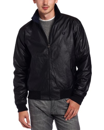 Fred Perry Mens Wax Harrington Jacket