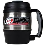 NHL Carolina Hurricanes 52-Ounce Stainless Steel Macho Travel Mug with Bottle Opener