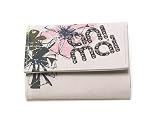 Animal Ladies Designer Leather Wallet - Antique White