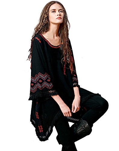 （アートカー）Artka レディーズエスニック系刺繍入りブラウス LA10763C