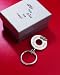 You Drive Me Crazy Sterling Silver Circle & Car Keyring