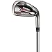 TaylorMade Lady AeroBurner 5-PW, AW, SW Iron Set with Graphite Shafts