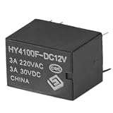 【ノーブランド品】 DC12V 6ピン　ミニパワーリレー　１０個