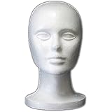 Female Styrofoam Mannequin Head Display