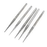 uxcell　70mm 　3.1mm 回しビット　先細り　ポイント　ダイヤモンド 5個