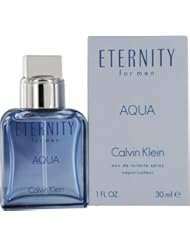 Eternity Aqua by Calvin Klein Eau-de-toilette Spray for Men, 3.40-Ounce
