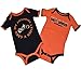 Harley-Davidson Baby Boys 'GRANDMA Rides' 2-Pack Orange Bodysuit