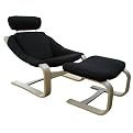 Bentwood Gamer Chair and Stool Set