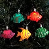 10-Piece Tropical Fish Novelty Patio Party Light Set #UL0761