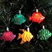 10-Piece Tropical Fish Novelty Patio Party Light Set #UL0761