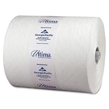 Georgia-Pacific 2530 Ultima High Capacity Premium Paper Towel Roll, 1-Ply, 8.250" Width x 425' Length, White (Pack of 12)