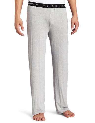 HUGO BOSS Men's Sleepwear Modal Pant,Medium Grey,Large