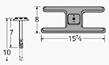 Burner Asmby, H Sgl, Ci, 15.875 X 8; Chg