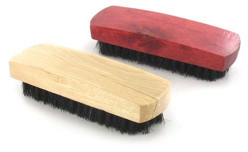 Pure Bristle Shoe Care Brush Twin Pack - Multi - UK 1-1