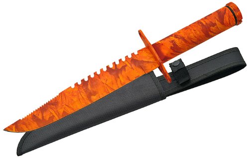 Szco Supplies Hunter's Camo Survival Knife Szco Supplies Hunter's Camo Survival Knife