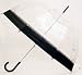 Clear Bubble Umbrella with Black Trim, Dome Shaped Umbrella, Great Gift Idea