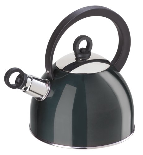 Oggi Black Stainless Steel 64 oz Whistling Tea Kettle Oggi Black Stainless Steel 64 oz Whistling Tea Kettle
