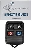2000-2007 Ford Taurus Keyless Entry Remote Fob Clicker With Do-It-Yourself Programming and eKeylessRemotes Guide