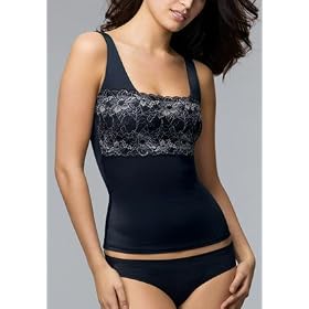 Flexees Women's Shapewear Chic Lace Bodice Camisole   #5366