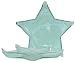 Recycled Art Glass Large White Star Dish 15 1/2"D, 1 1/2"H