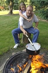 Open Fire Pop Popcorn Popper