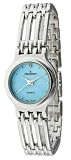 Peugeot Women's 7001BL Silver-Tone Diamond Accent Bracelet Watch