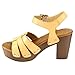 Beston CD12 Women's Platform Chunky Heel Ankle Strap Sandals Half A Size Smaller