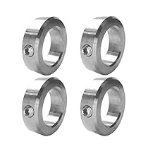 4-PACK Jeremywell® Set Screw Shaft Collar, Stainless Steel 5/8