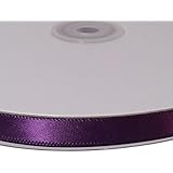 Firefly Imports Single Face Satin Ribbon, 1/4-Inch/100-Yard, Plum