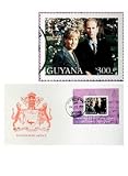 Guyana June 19, 1999 Sophie & Edward Stamp