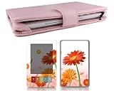Bundle Monster Barnes & Noble Nook Genuine Leather Case Cover Jacket + Skin Art Decal Sticker + Screen Protector Ebook Accessories Combo - Fit 3G and Wifi Version