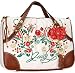 Juicy Couture Zoe Embroidery China Satchel Shoulder Bag Tote White