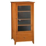 Audio Cabinet - Light Cherry Finish
