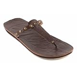 Frye Jessica Stud Dark Brown thongs