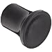 DimcoGray Black Thermoplastic Push-Pull Knob Female, Brass Insert: 6-32" Thread x 5/16" Depth, 3/4" Diameter x 3/4" Height x 1/2" Hub Dia x 21/32 Hub Length (Pack of 10)