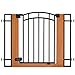 Summer Infant Wood and Metal Walk-Thru Gate, Brown/Black