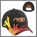 Ford Mustang Flaming Pony Baseball Cap