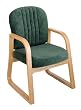 Medium Finish Oak Wood Visitors Chair By Office Star Furniture With Free Shipping
