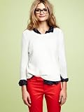 Gap Crewneck Button Shoulder Sweater