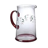 Pfaltzgraff Winterberry Etched and Hand Painted Pitcher