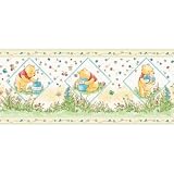 Classic Pooh� and the Hunny Pot Wallpaper Border- Yellow