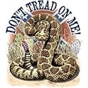 Don't Tread On Me-Snake Adult T-Shirt