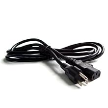 Pwr+ 6ft Ac Power Cord Cable Plug for Samsung Toshiba Lg Sharp Sony Sceptre RCA Panasonic Philips Mitsubishi Magnavox Tv LCD Plasma Dlp, Acer Asus Hp Samsung Viewsonic Dell Compaq Hanns-g Lg Planar Monitor Screen , Ps3 , Xbox 360