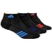 adidas Women's Climacool Superlite Low Cut Socks (3 Pack), Black/Graphite/Solar Blue/Night Flash Purple/Solar Red, Size 5-10