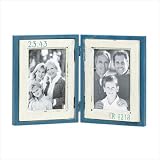 Blue Double Photo Frame