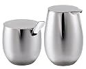 Bodum Columbia Stainless-Steel Sugar and Creamer Set
