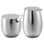 Bodum Columbia Stainless-Steel Sugar and Creamer Set